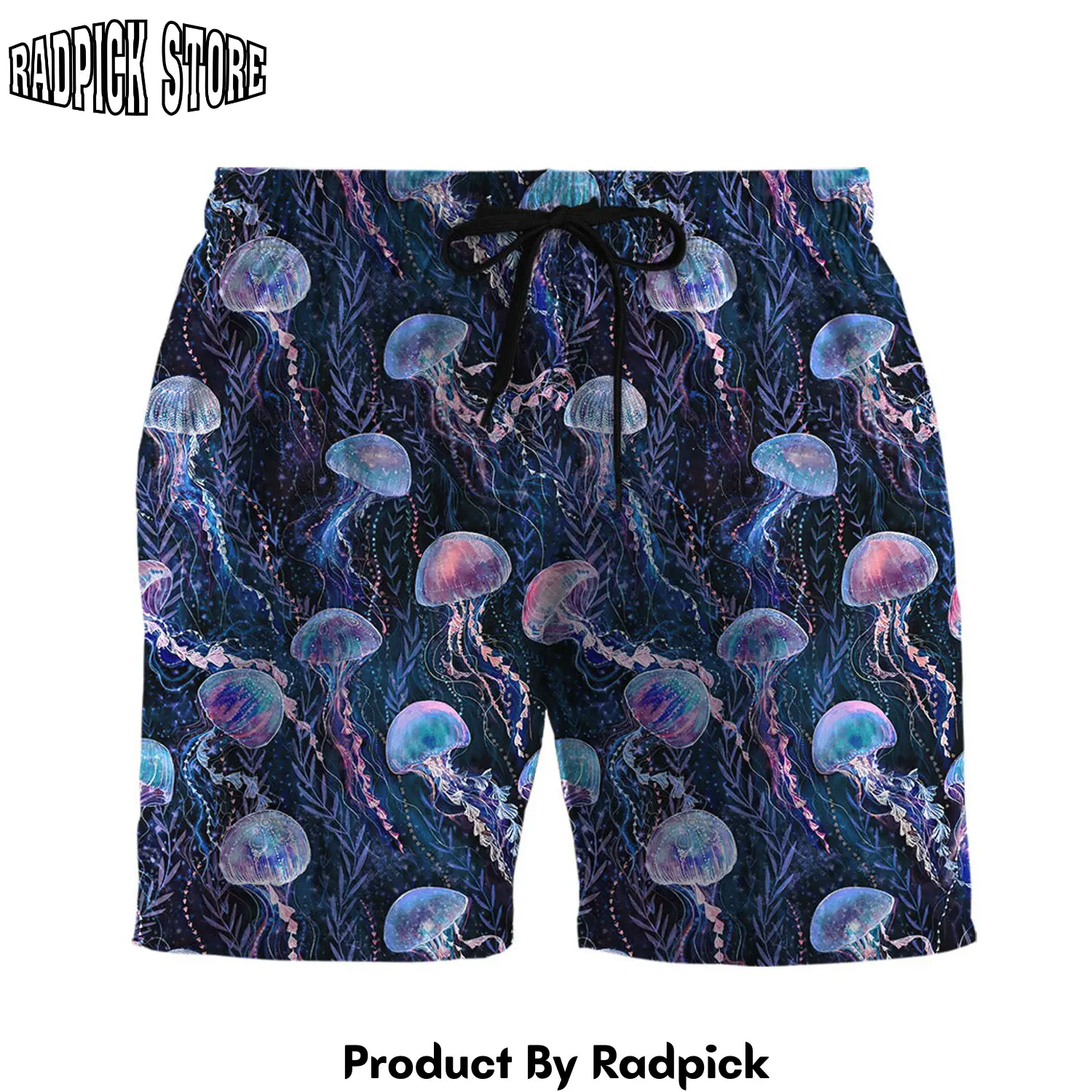 Radpick 3d magic jellyfish custom hawaii short rp631373